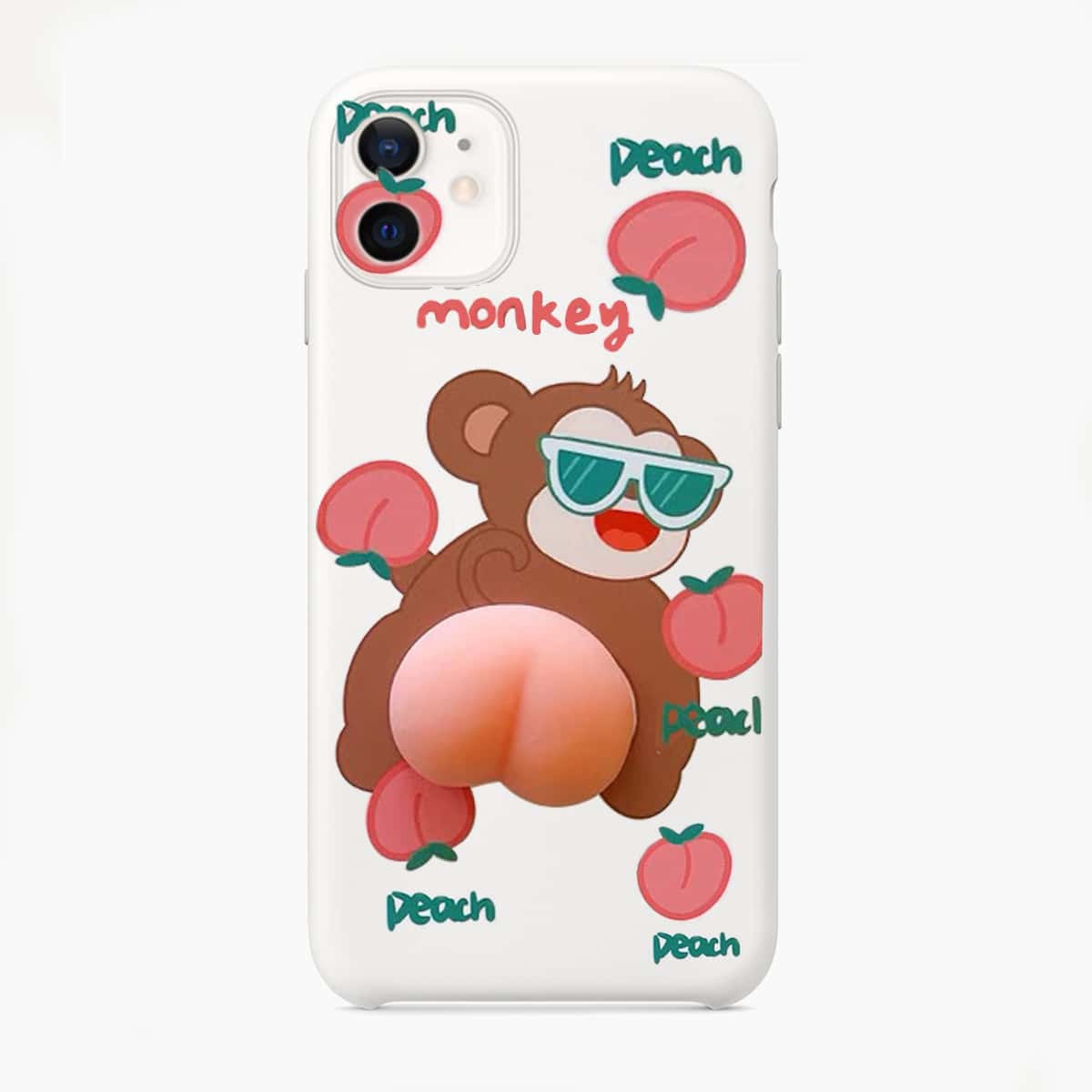 

Cartoon Monkey Stress Relief Phone Case, Multicolor