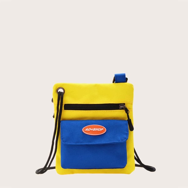

Kids Two Tone Crossbody Bag, Yellow