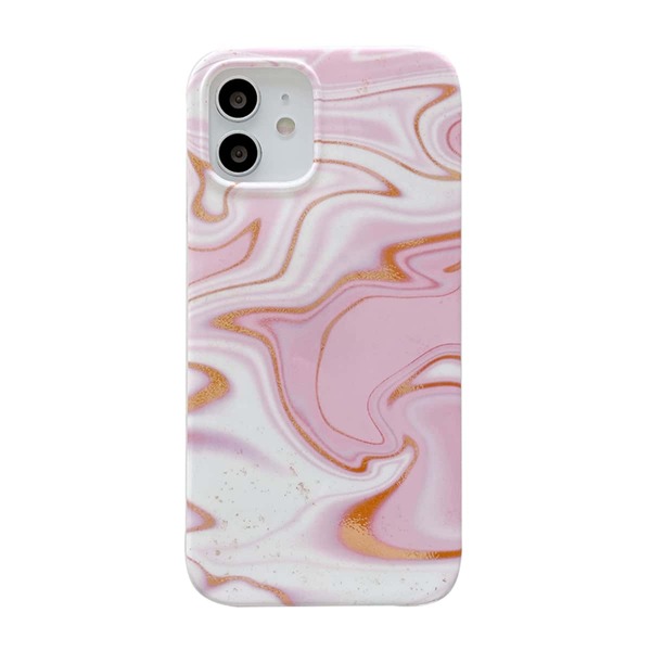 

Abstract Fluid Pattern Phone Case, Baby pink