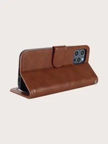 Ví đựng điện thoại di động thiết kế - màu nâu - Xem 2