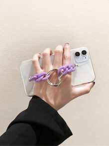 Fundas Funda de celular con tira de mano - Morado - Ver 4