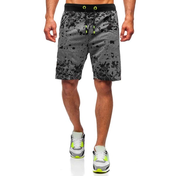 

Men Colorblock Drawstring Waist Shorts, Multicolor