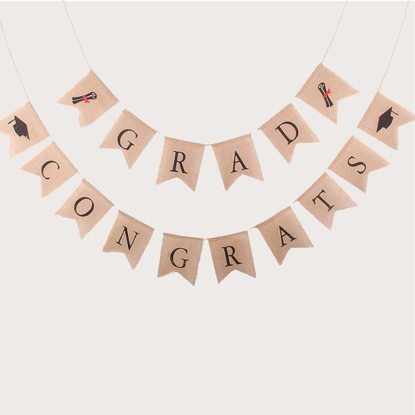 

1set Graduation Party Banner, Khaki