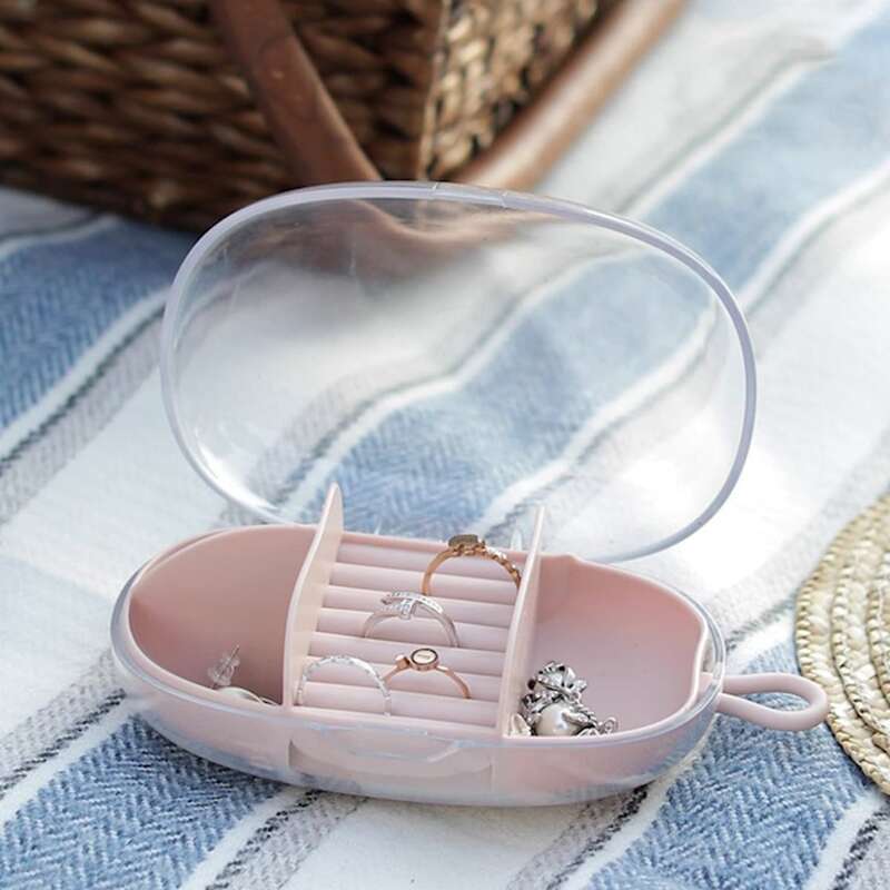 

1pc Random Jewelry Storage Box, Baby pink