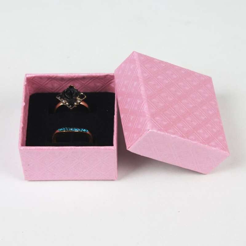 

3pcs Ring Storage Box, Pink