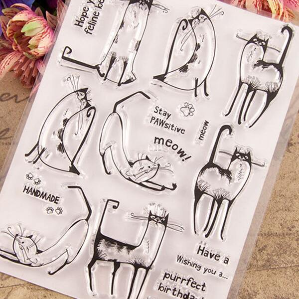 

1pc Mixed Pattern Random Stamp, Multicolor