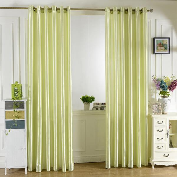 

Solid Color Single Panel Curtain, Green