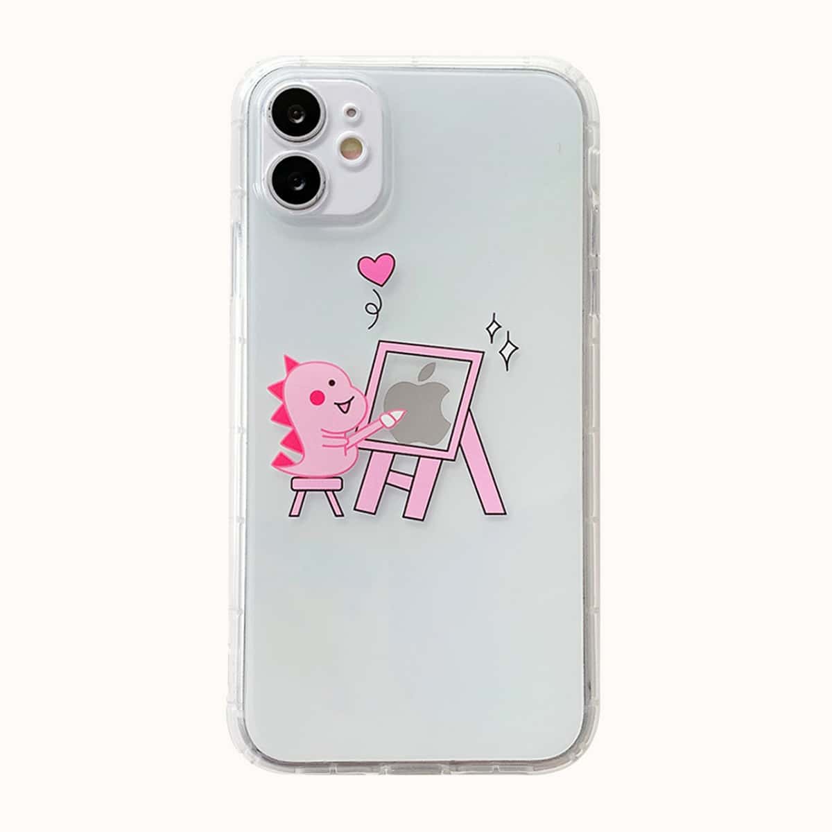 

Cartoon Dinosaur Phone Case, Multicolor