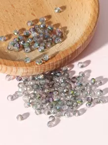 Beaded DIY Jewelry Accessory Set - Lime Green - View 1