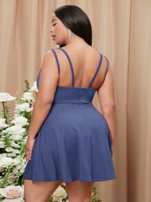 SHEIN Belle Plus Double Strap Dress