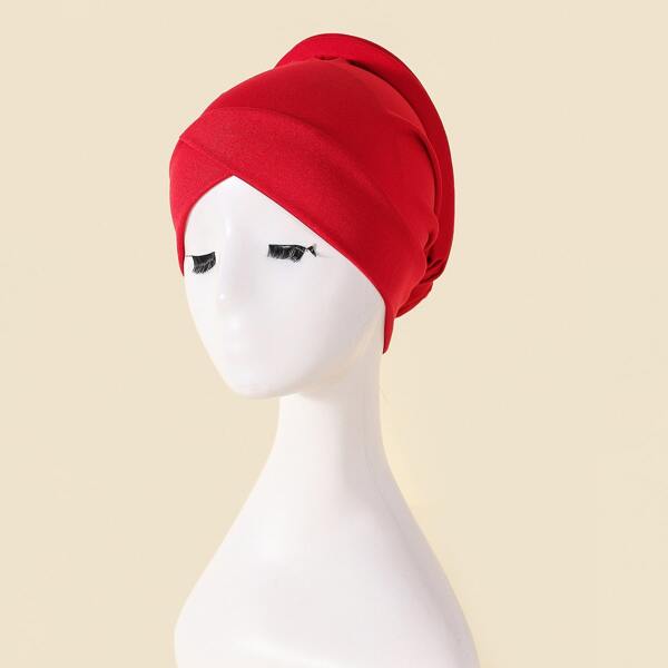 

Plain Wrap Hat, Red