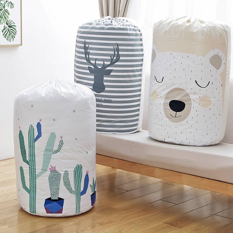 

1pc Random Cartoon Quilt Storage Bag, Multicolor