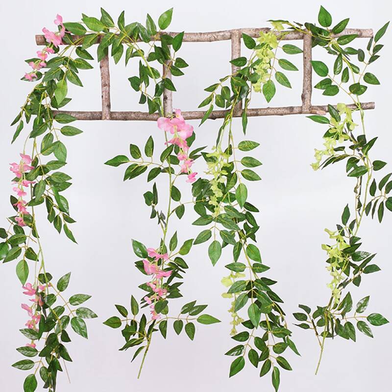 

1pc Artificial Floral Vine, Multicolor