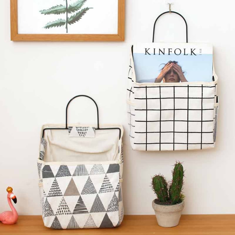 

1pc Random Geo Hanging Storage Bag, Multicolor