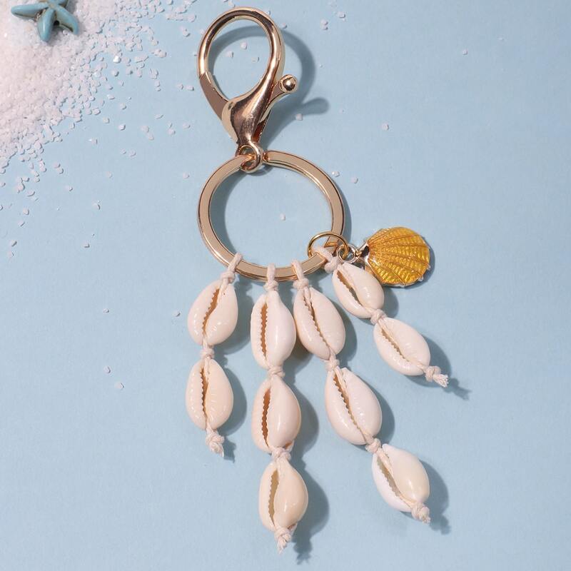 

Shell Pendant Keychain, Multicolor