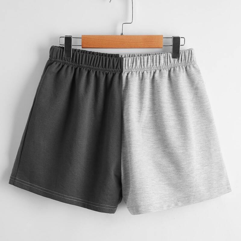 

Angel Graphic Two Tone Shorts, Multicolor