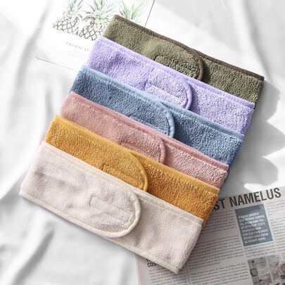 1pc Random Color Bath Headband