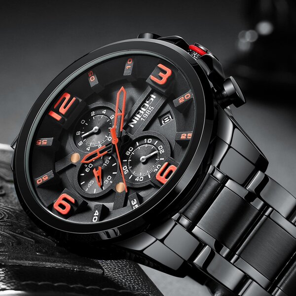 

Men Triple Dial Date Quartz Watch