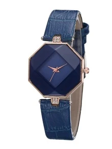 Reloj Azul Casual - Oro rosa - Ver 5