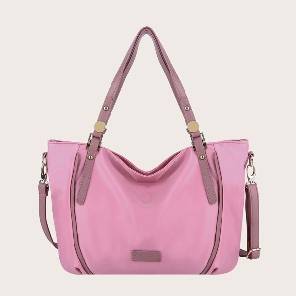 

Large Capacity Tote Bag, Pink