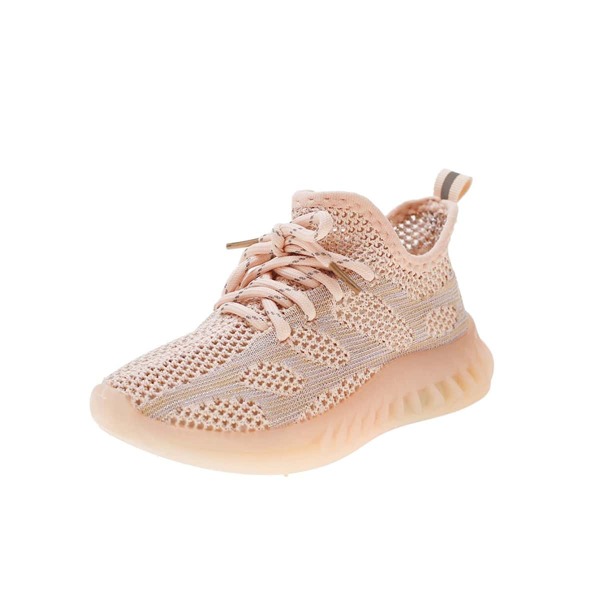 

Toddler Girls Knit Panel Sneakers, Pink