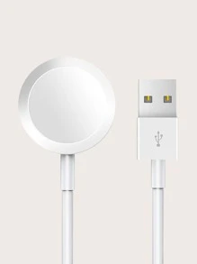 磁性接觸式充電器適用於Apple Watch - 白色 - 查看 2