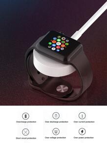 磁性接觸式充電器適用於Apple Watch - 白色 - 查看 6