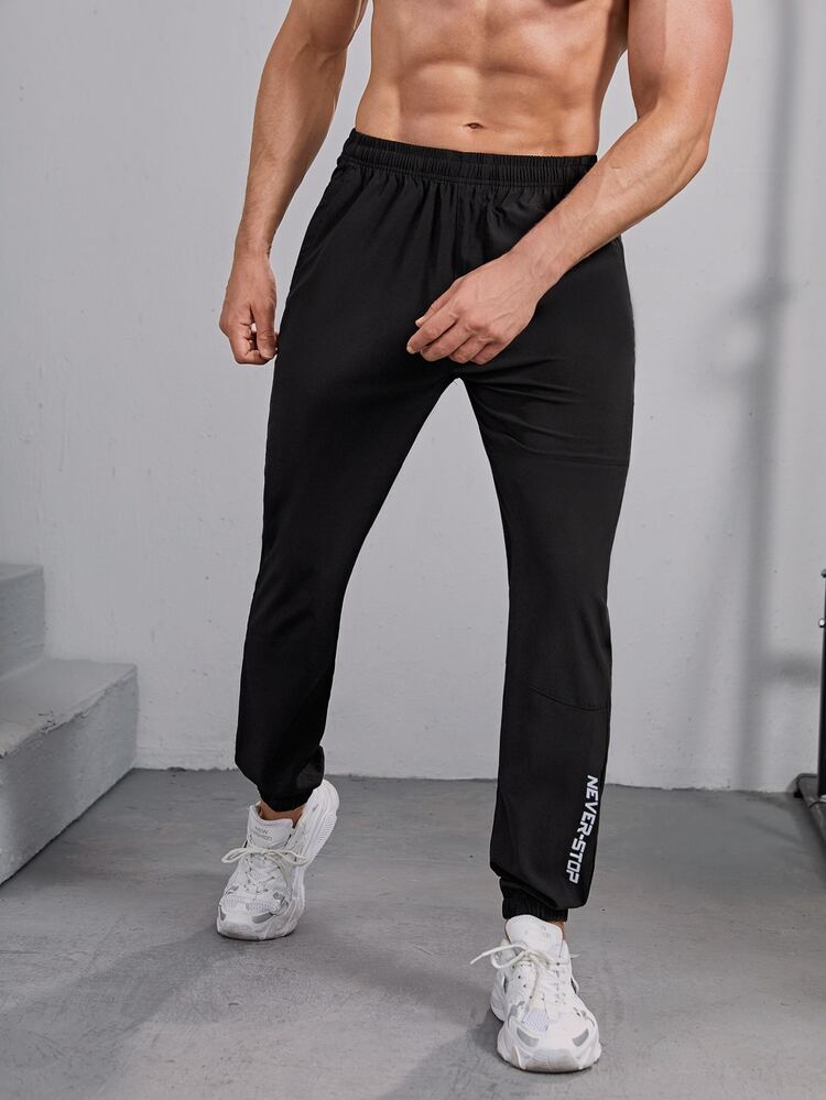 Pantalones & leggings deportivos para hombre Deportivo - Negro - Añade 3
