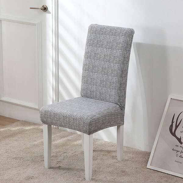 

Эластичный чехол для стула с графическим принтом, Многоцветный