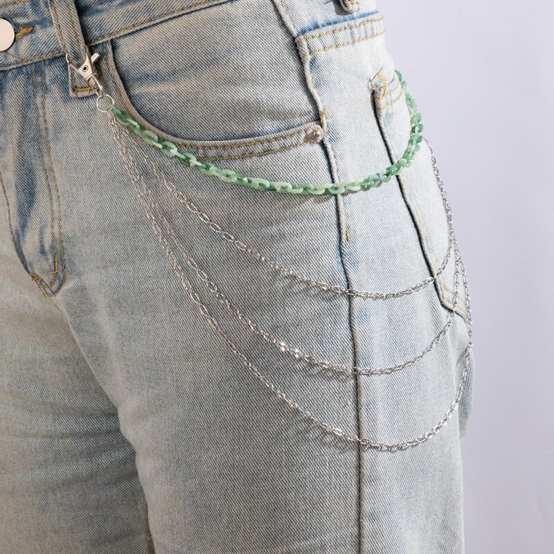 

Layered Pant Chain, Silver