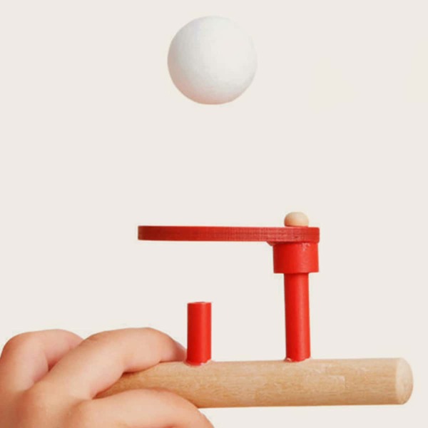 

1set Wooden Foam Blowing Game, Multicolor
