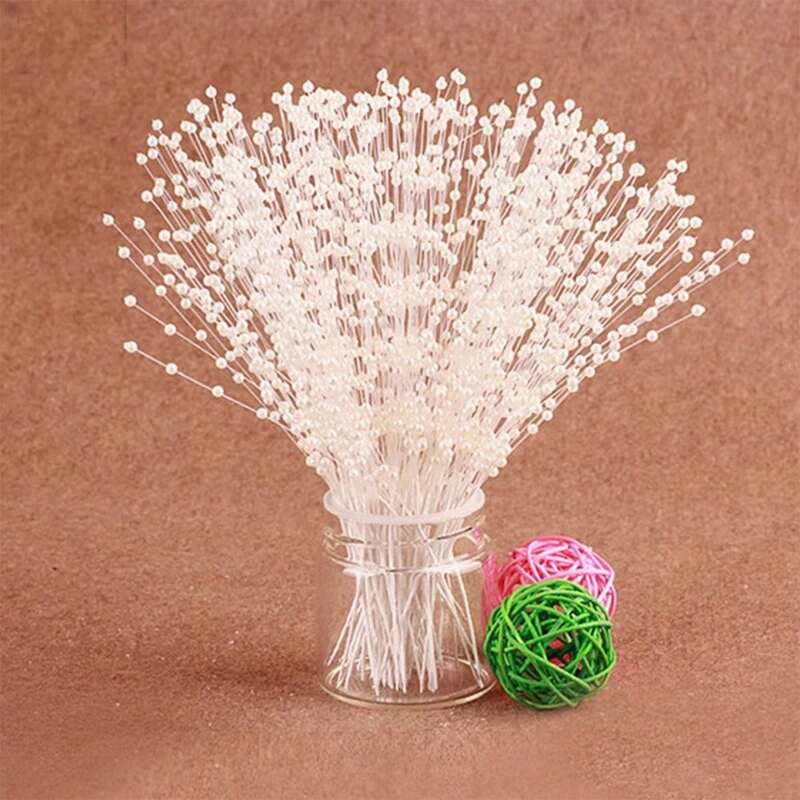 

30pcs Party Decorative Faux Pearl, White
