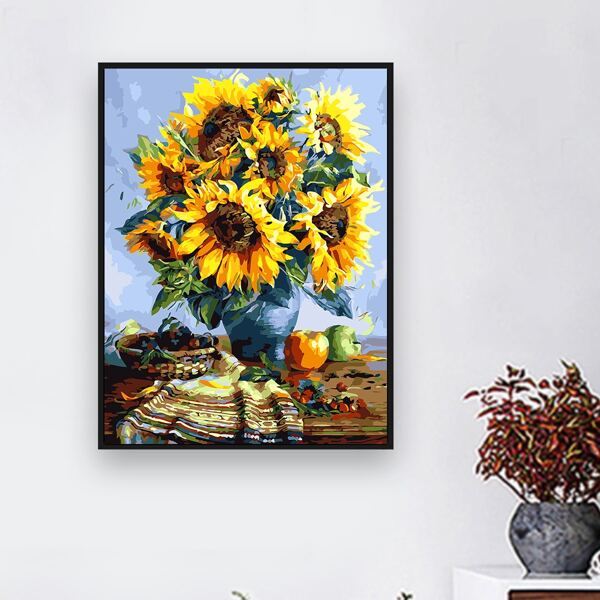 

Sunflower Pattern Diamond Painting Without Frame, Multicolor