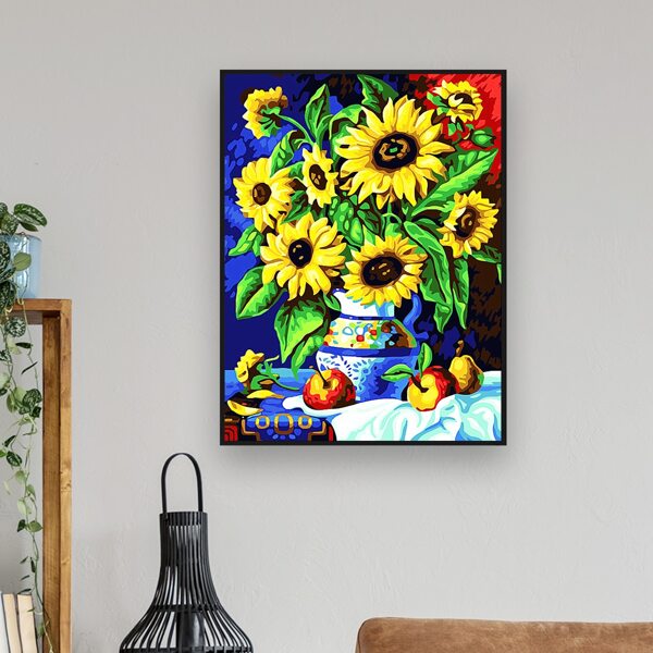 

Sunflower Pattern Diamond Painting Without Frame, Multicolor