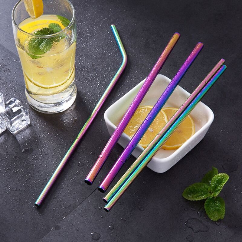 

2pcs Random Holographic Straw, Multicolor