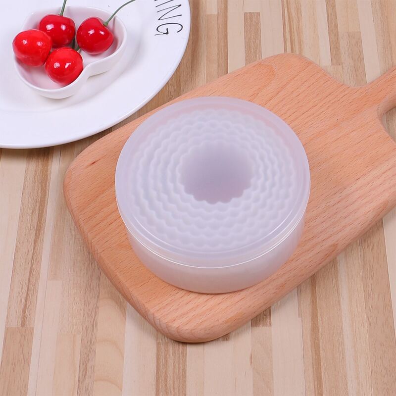 

6pcs Ring Fondant Cake Mold Set, Clear
