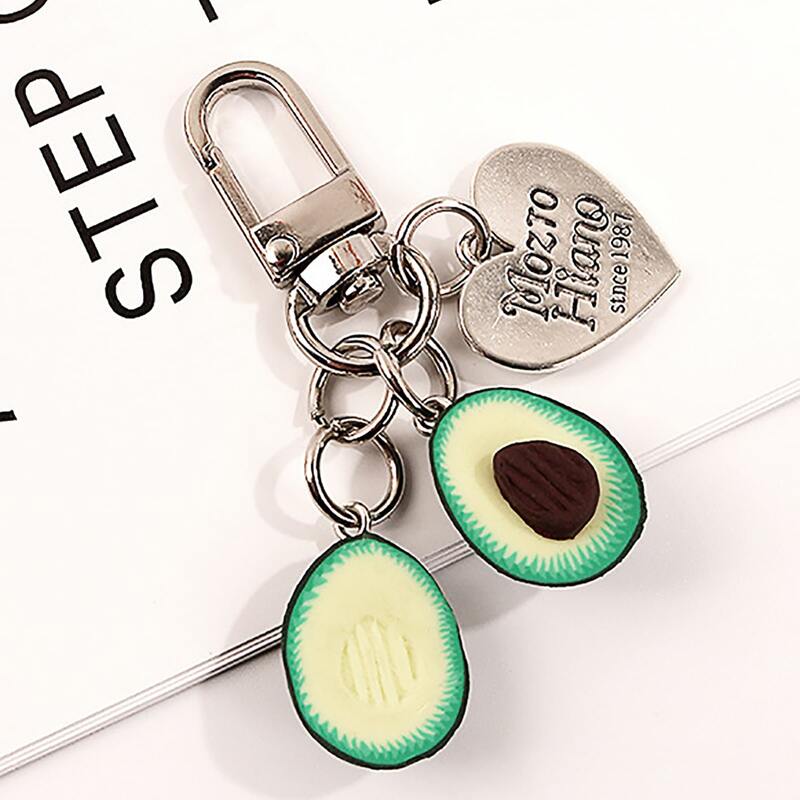 

Avocado Decor Keychain, Multicolor