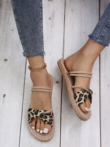 womens leopard sandals
