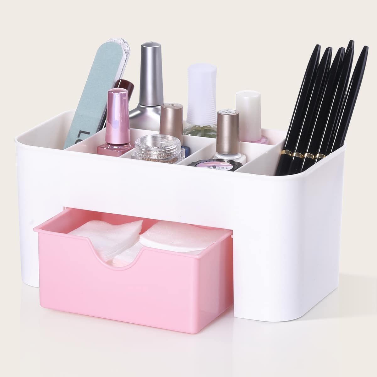 

Nail Tool Storage Box Without Accessories, Multicolor
