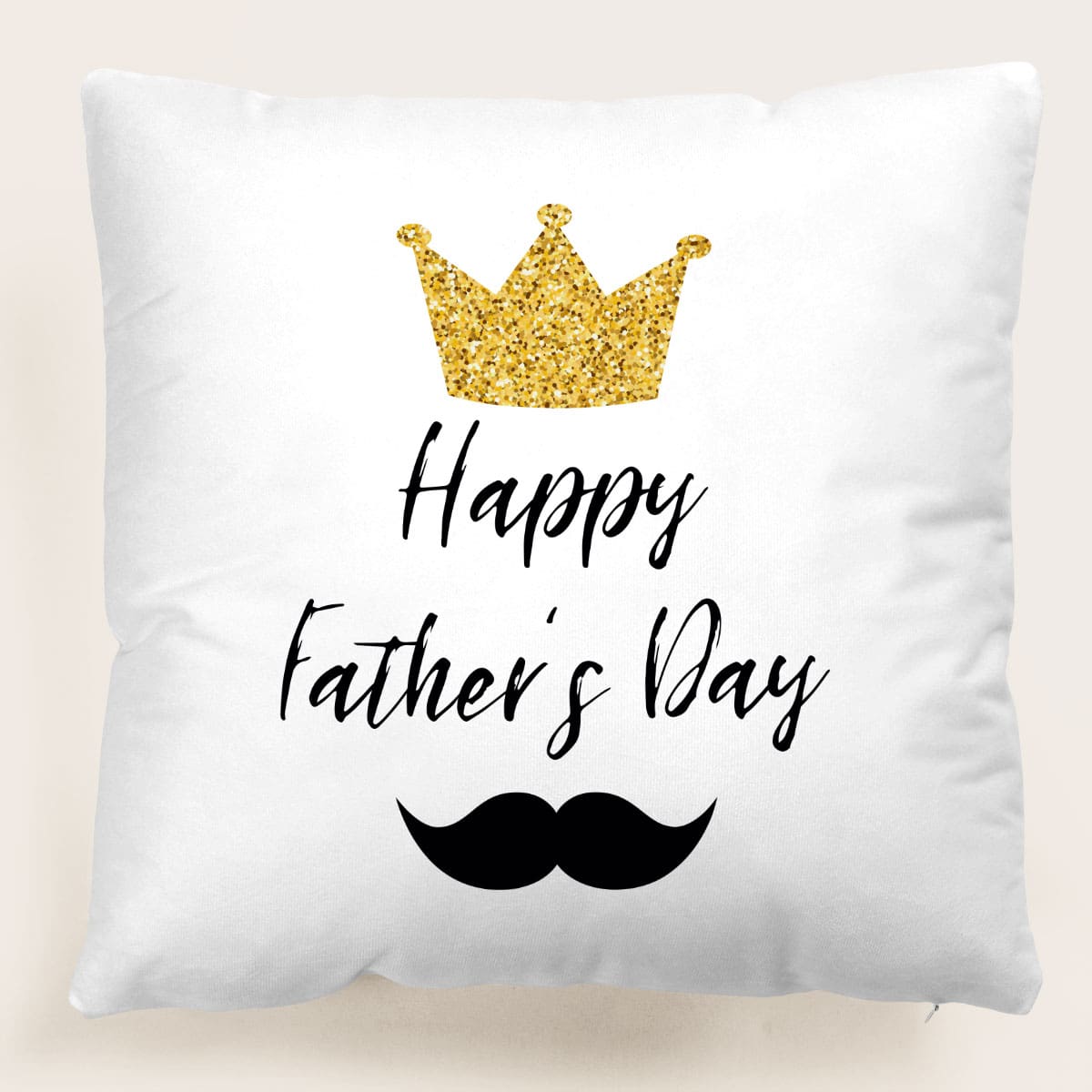 

Slogan Graphic Father's Day Cushion Cover Without Filler, Multicolor