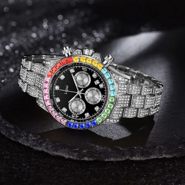 

Men Triple Dial Date Quartz Watch