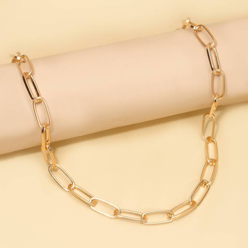 

Minimalist Chain Necklace, Gold