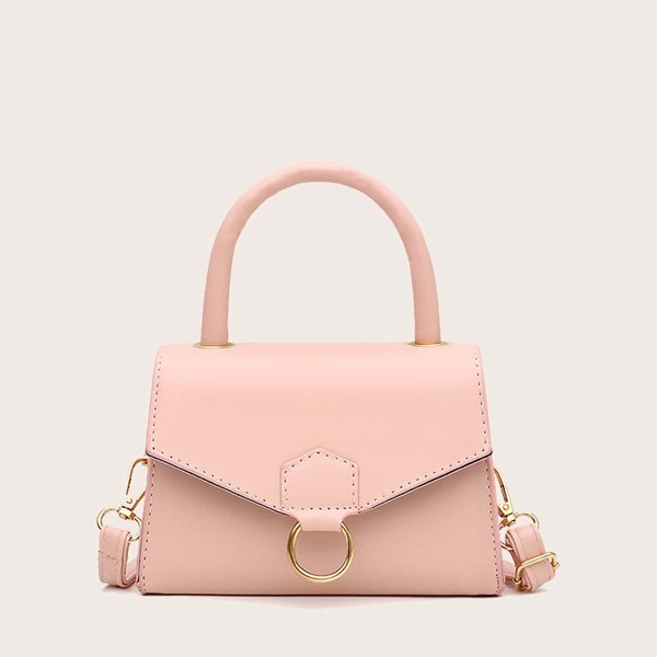 

Girls Flap Satchel Bag, Pink
