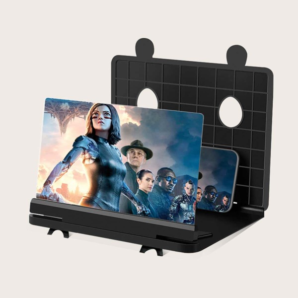 

1pc Phone Screen Magnifier Holder, Black