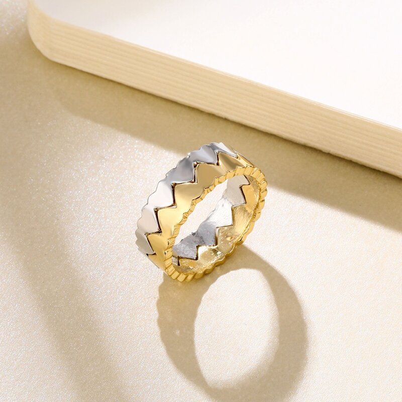 

2pcs Metal Ring, Multicolor