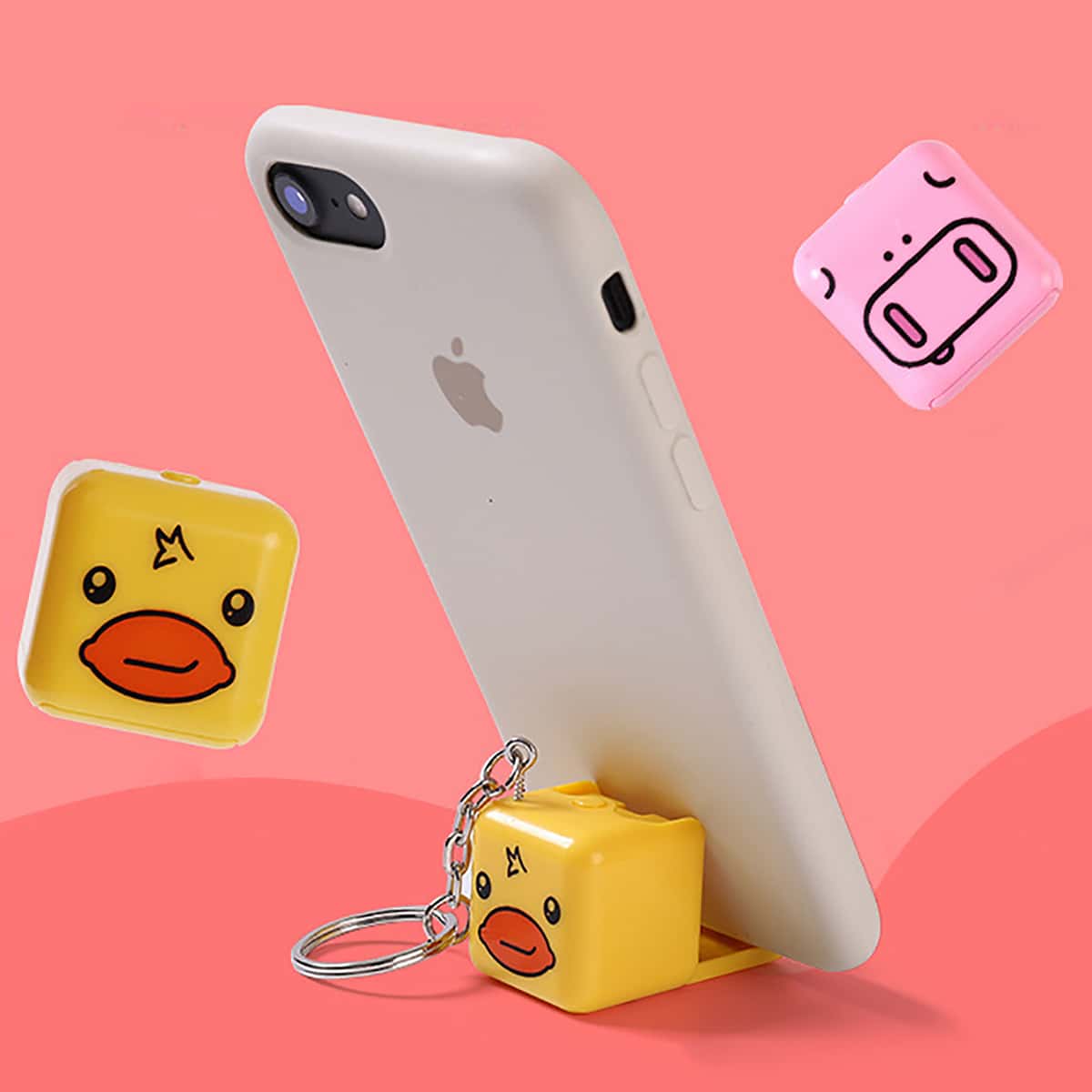 

1pc Random Cartoon Phone Holder, Multicolor