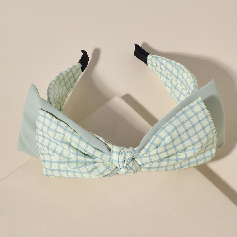 

Bow Decor Hair Hoop, Mint green