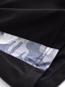 Tween Boy Camo Sideseam Track Shorts