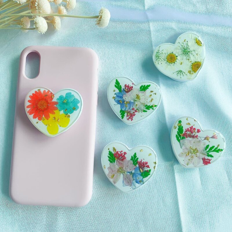 

1pc Random Flower Graphic Phone Holder, Multicolor