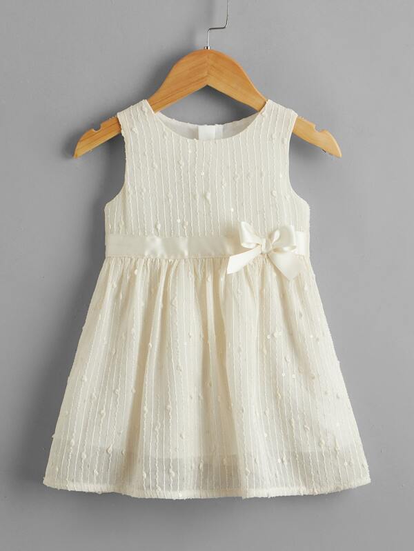 Bebe Fille Robe A Nœud Papillon Mode En Ligne Shein France